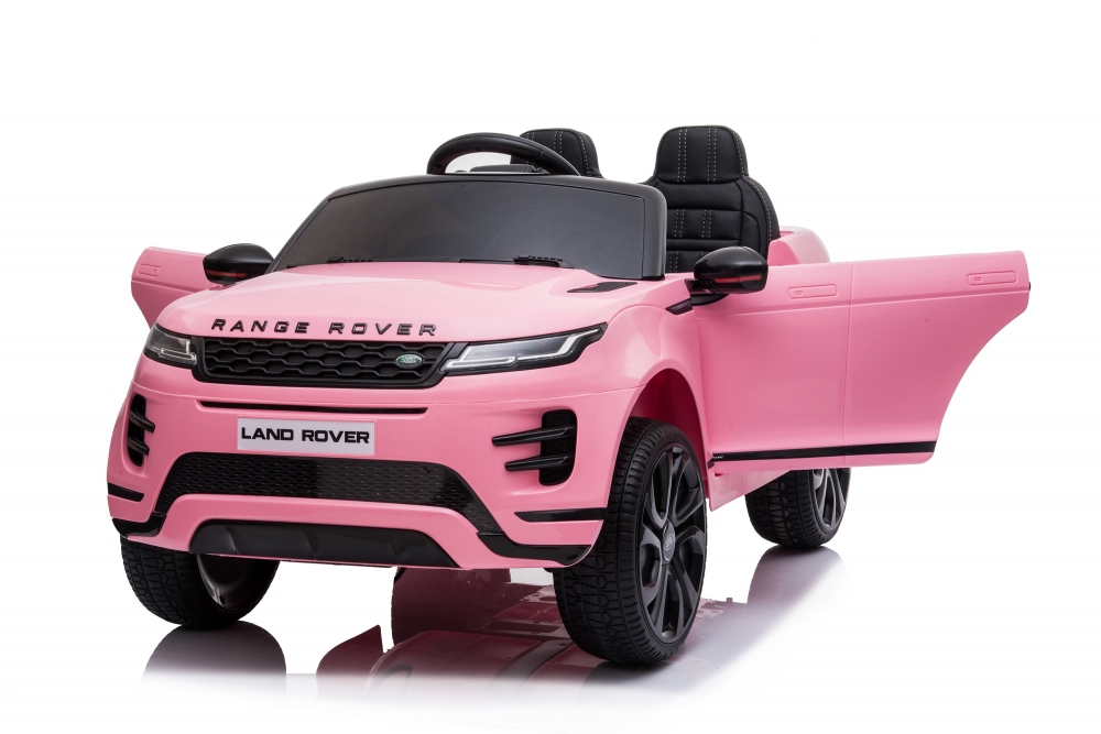 Masinuta electrica 12V cu doua locuri si roti EVA Range Rover Pink - 3