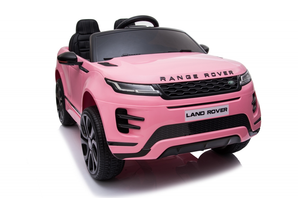 Masinuta electrica 12V cu doua locuri si roti EVA Range Rover Pink - 4