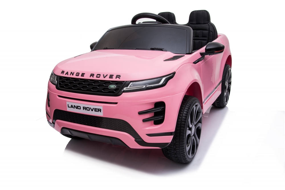 Masinuta electrica 12V cu doua locuri si roti EVA Range Rover Pink - 6