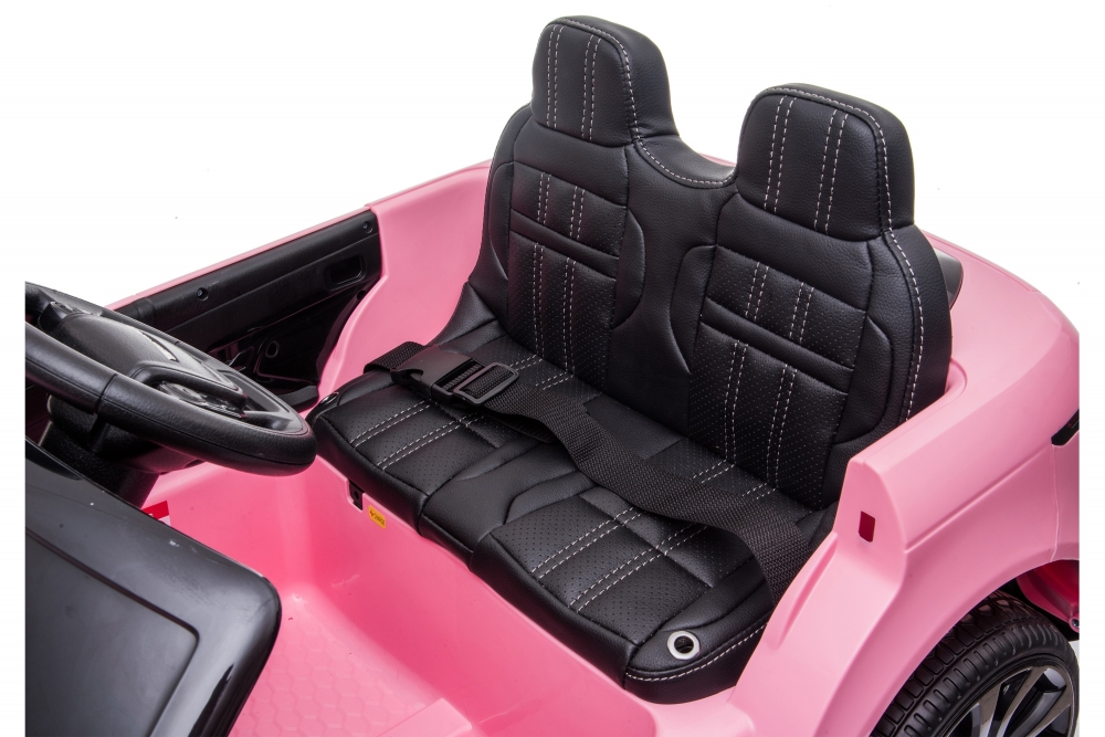 Masinuta electrica 12V cu doua locuri si roti EVA Range Rover Pink - 7