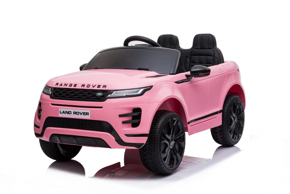 Masinuta electrica 12V cu doua locuri si roti EVA Range Rover Pink - 8