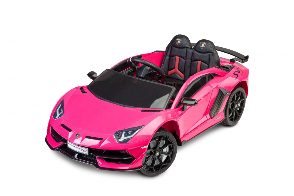 Masinuta electrica cu telecomanda Toyz Lamborghini Aventador SVJ 12V Pink nichiduta.ro imagine 2022