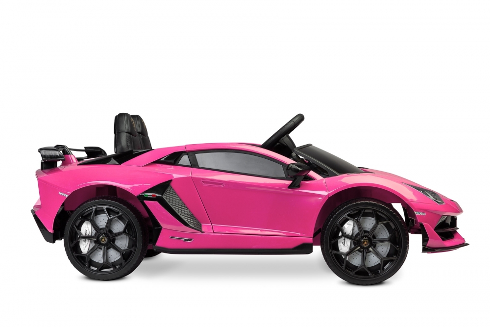 Masinuta electrica cu telecomanda Toyz Lamborghini Aventador SVJ 12V Pink - 3