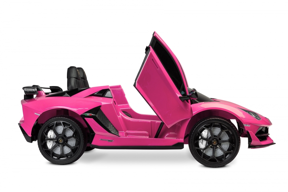 Masinuta electrica cu telecomanda Toyz Lamborghini Aventador SVJ 12V Pink - 4