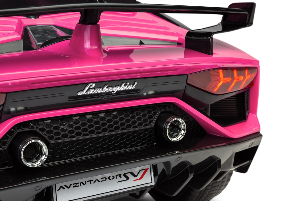Masinuta electrica cu telecomanda Toyz Lamborghini Aventador SVJ 12V Pink - 6