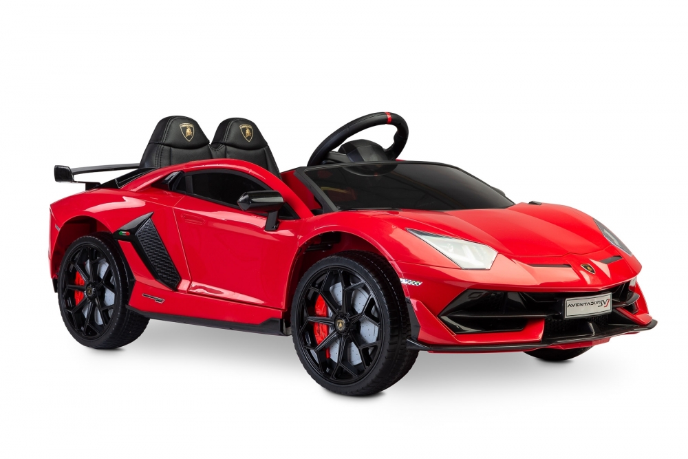 Masinuta electrica cu telecomanda Toyz Lamborghini Aventador SVJ 12V Red - 1