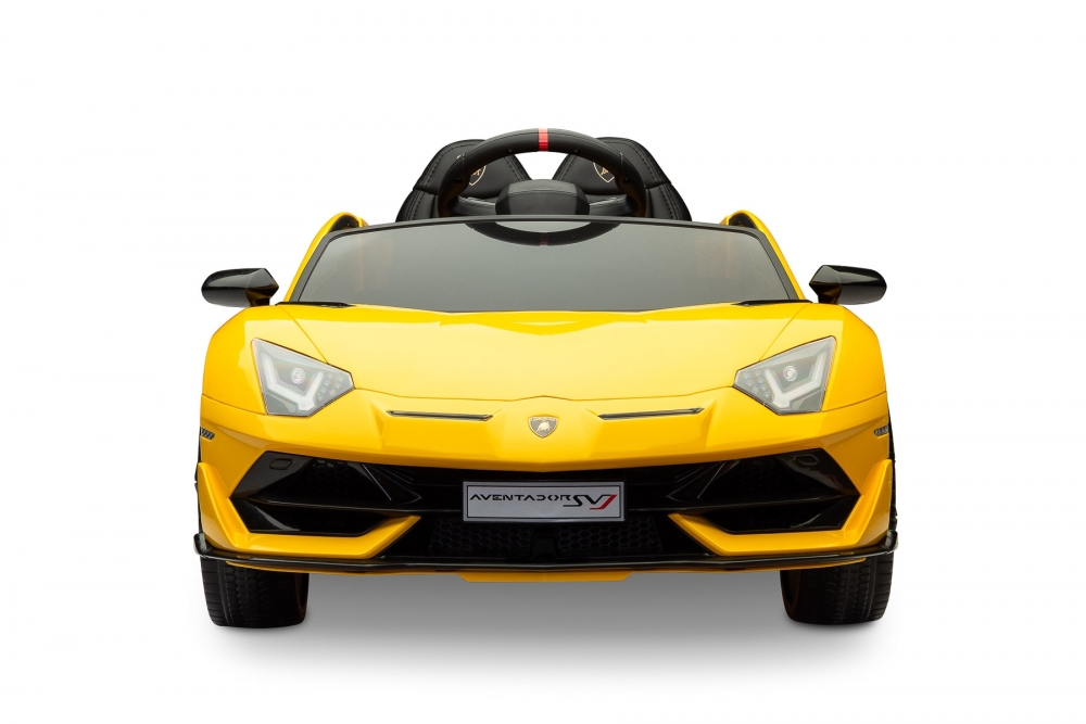 Masinuta electrica cu telecomanda Toyz Lamborghini Aventador SVJ 12V Yellow - 5