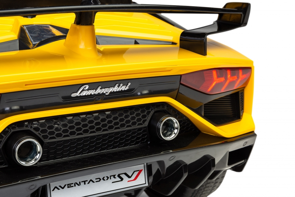 Masinuta electrica cu telecomanda Toyz Lamborghini Aventador SVJ 12V Yellow - 6
