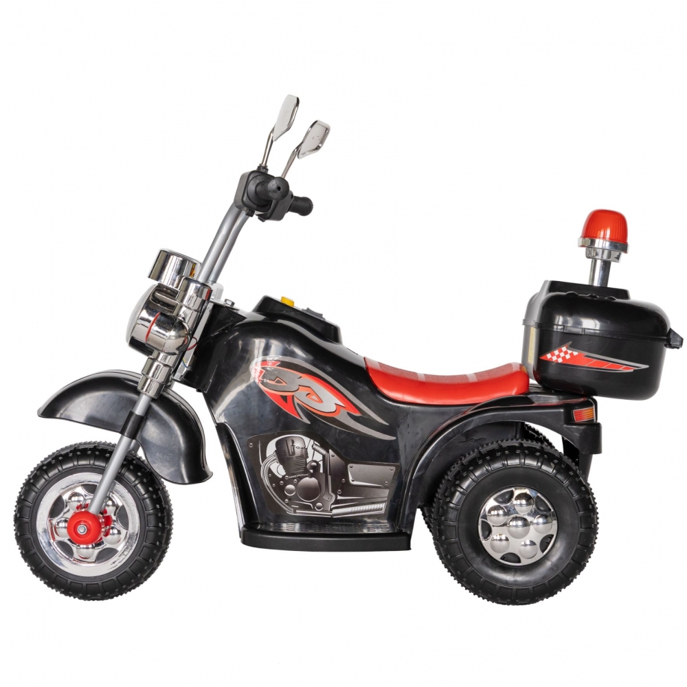 Motocicleta electrica copii cu acumulator, muzica si lumini negru - 3