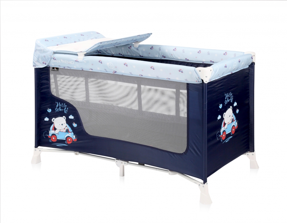 Patut pliabil san remo 2 nivele blue bear