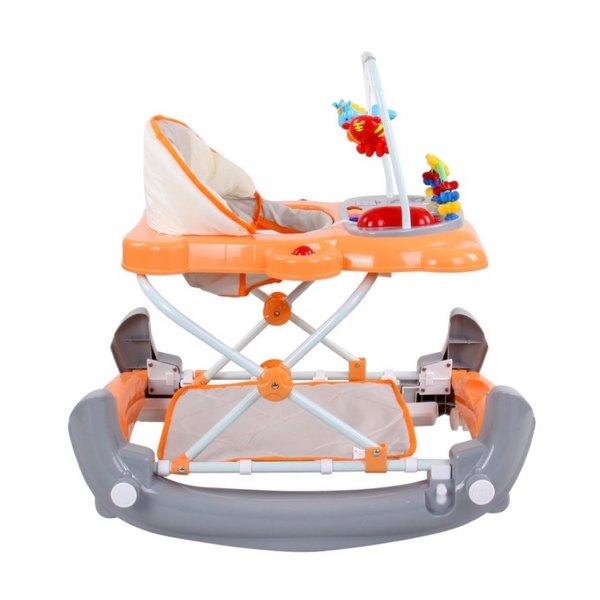 Premergator Sun Baby Pisicuta 011 cu functie de balansoar Orange Grey - 1 | YEO