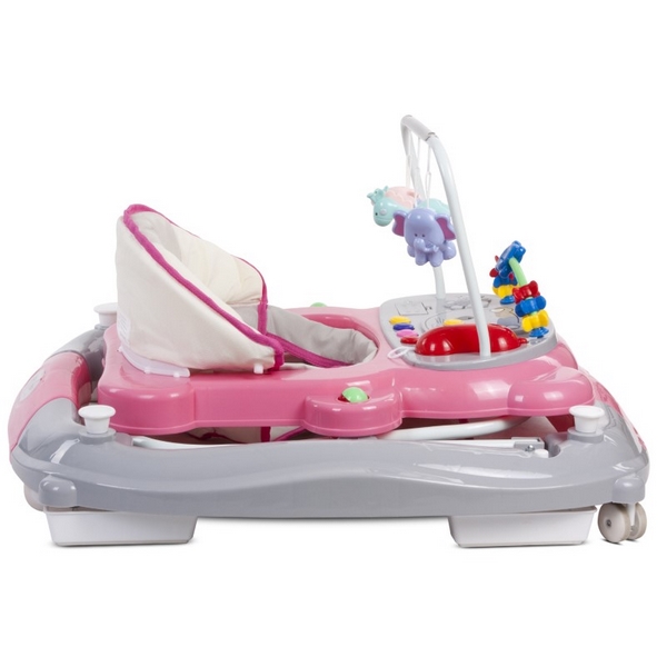 Premergator Sun Baby Pisicuta 021 cu functie de balansoar Pink Grey - 2 | YEO