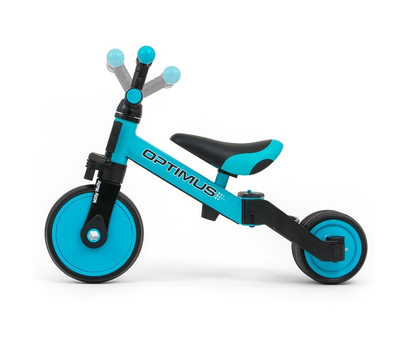 Tricicleta transformabila 3 in 1 optimus blue