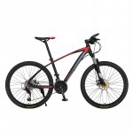Bicicleta MTB-HT Forever F26R7B roata 26 cadru aluminiu 27 viteze culoare negru/rosu