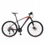 Bicicleta MTB-HT Forever F27A9B roata 27.5 cadru aluminiu 27 viteze culoare negru/rosu