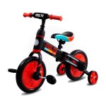 Bicicleta cu sau fara pedale si roti ajutatoare Sun Baby Molto 014 Red