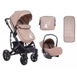 Carucior 3 in 1 KikkaBoo Beloved Universal Beige