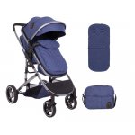 Carucior transformabil KikkaBoo 2 in 1 Tiara Dark Blue