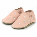 Pantofi Robeez Dressy Rose Etoiles Argent 12-18 luni (135 mm - 21/22 EU)