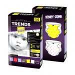 Scutece Pufies Trusted Trends 3 Midi Duo Pack Honey Comb Baby 4-9 kg 120 buc