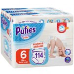 Scutece-chilotel Pufies Pants Sensitive Extra Large Marimea 6 ,15+ kg 114 buc