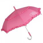 Umbrela manuala 42 cm cu inchidere cu siguranta roz Cool Kids Perletti