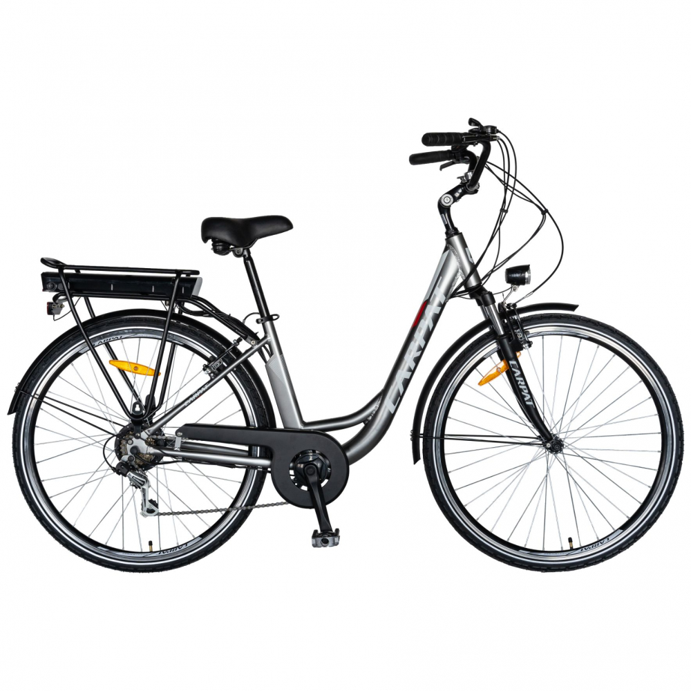 Bicicleta electrica City E-BIKE C1010E 28 inch grialb - 8