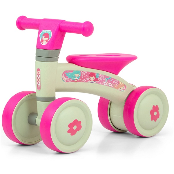 Bicicleta fara pedale Ride-On Coco Pink - 7