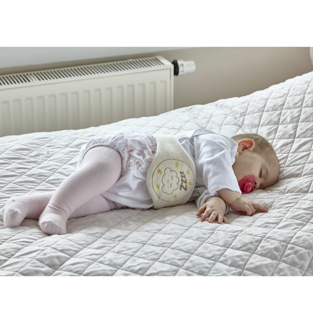 Centura anticolici cu samburi de cirese Sleepy Cloud Ecru - 3 | YEO