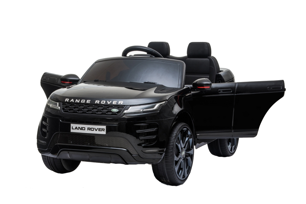 Masinuta electrica 12V cu scaun piele si roti EVA Range Rover Black