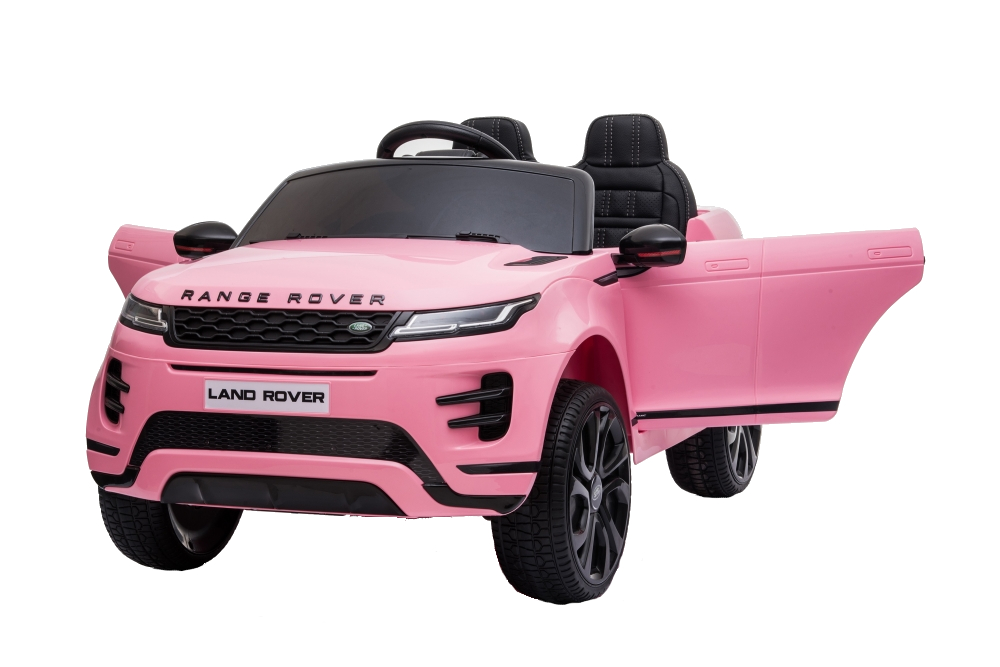 Masinuta electrica 12V cu doua locuri si roti EVA Range Rover Pink