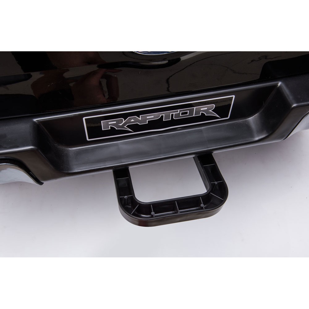 Masinuta electrica cu roti din cauciuc Ford Raptor Police alb - 2