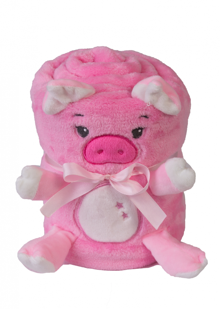 Paturica Babymatex din plus cu mascota Piggy Pink 04