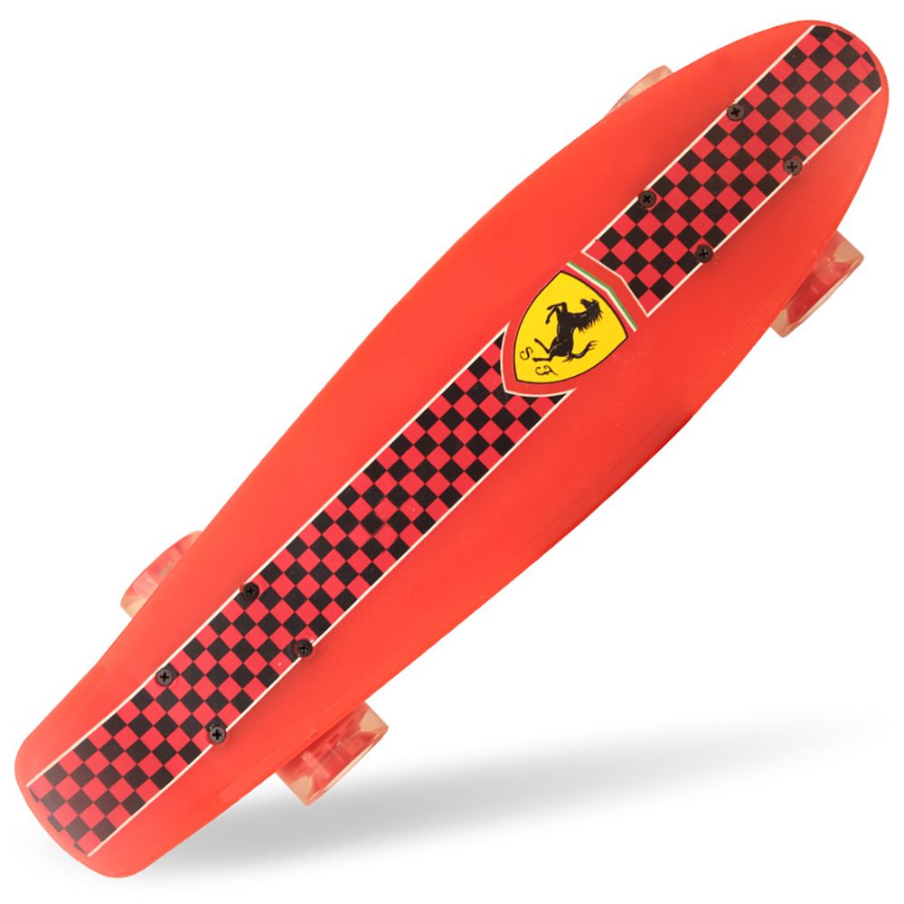 Penny board Ferrari rosu pentru copii