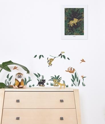 Poster (30x40cm) sleepy little chettah