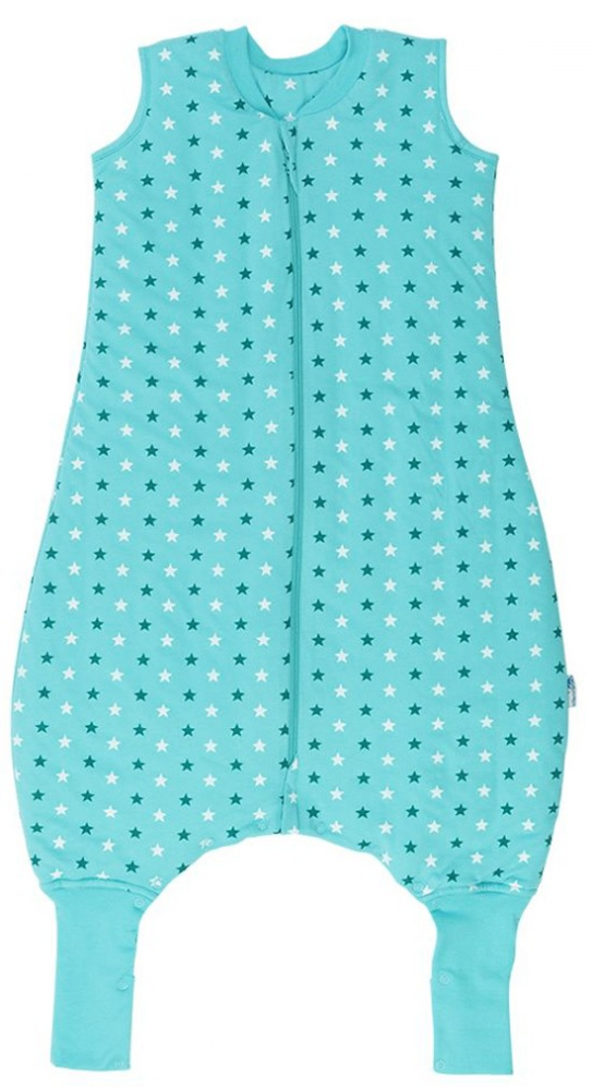 Sac de dormit cu picioruse si talpa antiderapanta Teal Stars 12-18 luni 2.5 Tog