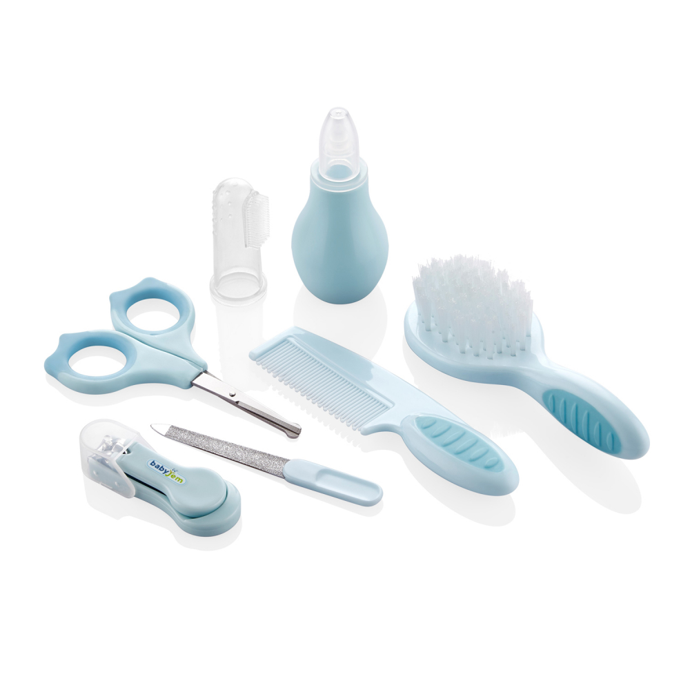 Set ingrijire copii cu 7 piese BabyJem Blue - 1 | YEO