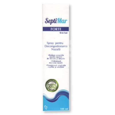 Spray pentru decongestionarea nazala SeptiMar Forte 100 ml Vitalia Aspiratoare Nazale 2023-09-30