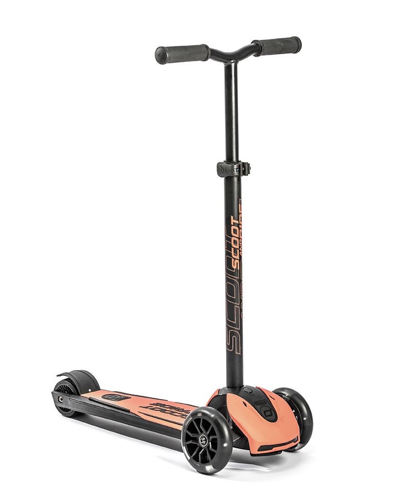 Trotineta pliabila pentru copii si adulti cu roti luminoase Scoot Ride Highwaykick 5 Peach - 1