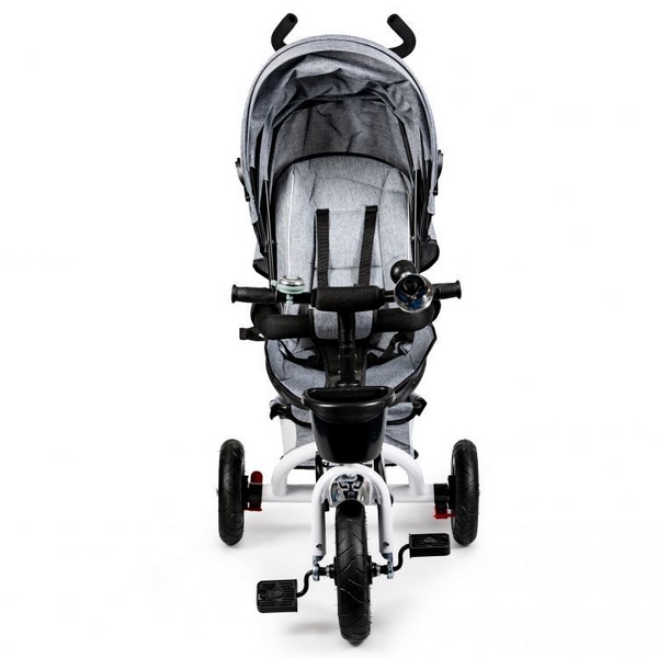 Tricicleta cu sezut rotativ Ecotoys gri Ecotoys imagine 2022