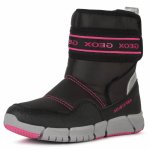 Cizme de zapada Geox J Flexyper GB Abx A Black Fluo Fuchsia 28 (180 mm)