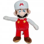 Jucarie din plus Mario cu sapca alba 30 cm