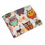Scutec multifunctional muselina din fibra de bambus organic Musical Owls 35 x 30 cm