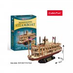 Puzzle 3D Nava Mississippi Steamboat USA 142 piese