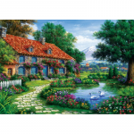 Puzzle 1500 piese Garden With Swans