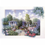 Puzzle 500 piese Garden With Flowers Peter Motz