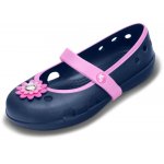 Sandale Crocs Keeley Petal Charm Flat PS Navy/Carnation 19 (115 mm - C4)
