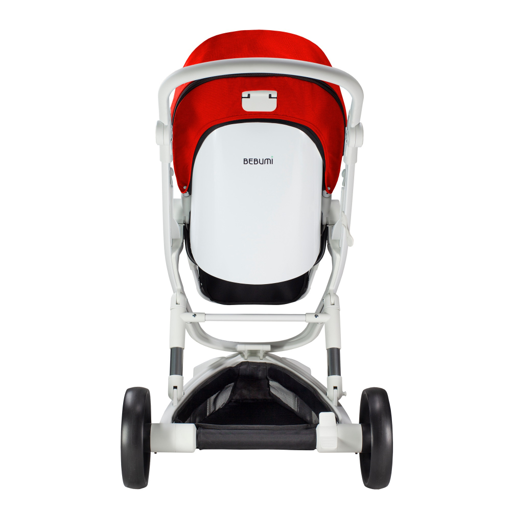 Carucior Bebumi Space Eco 2 in 1 Red cadru alb - 7