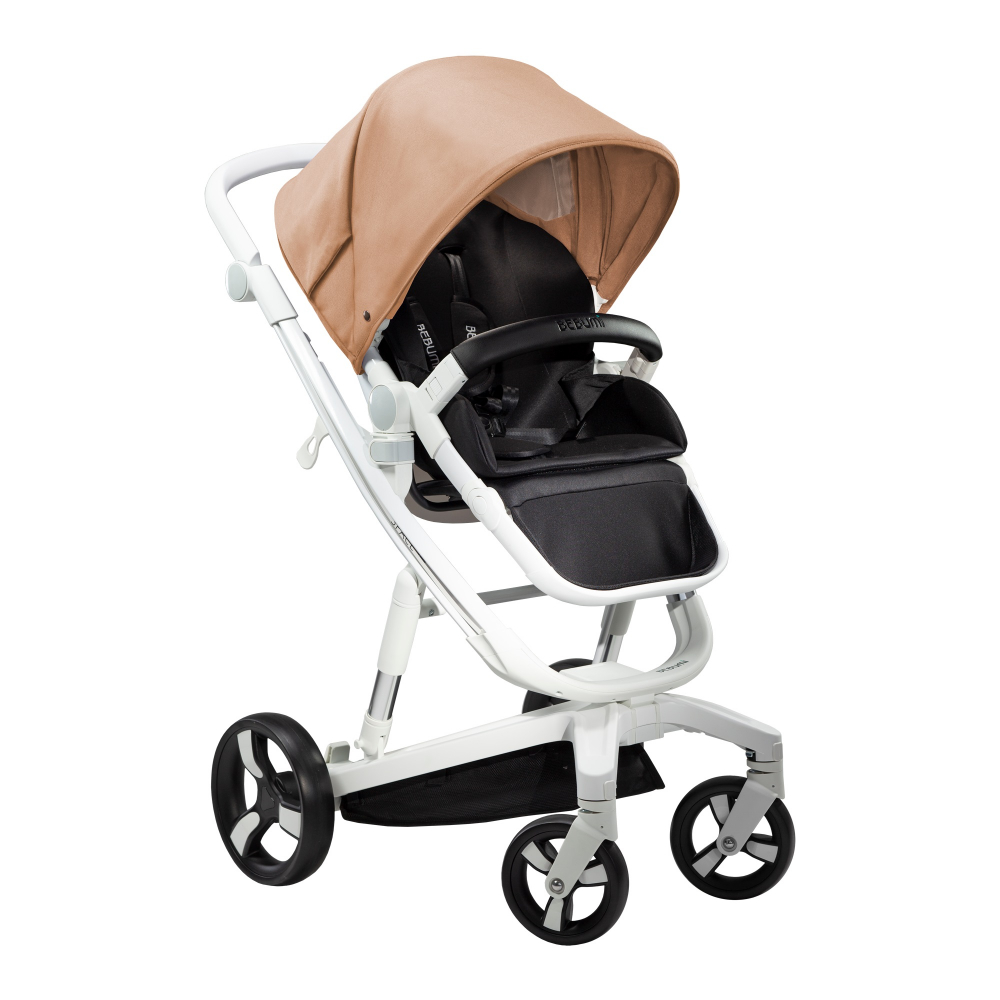 Carucior Bebumi Space Eco Gold cadru alb - 2 | YEO