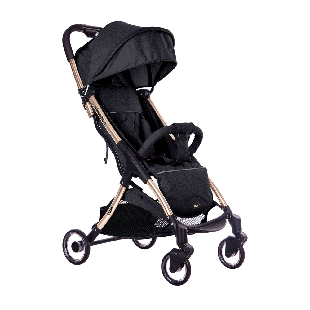 Carucior sport cu cadru din aluminiu KikkaBoo Cloe Black 2020 2020